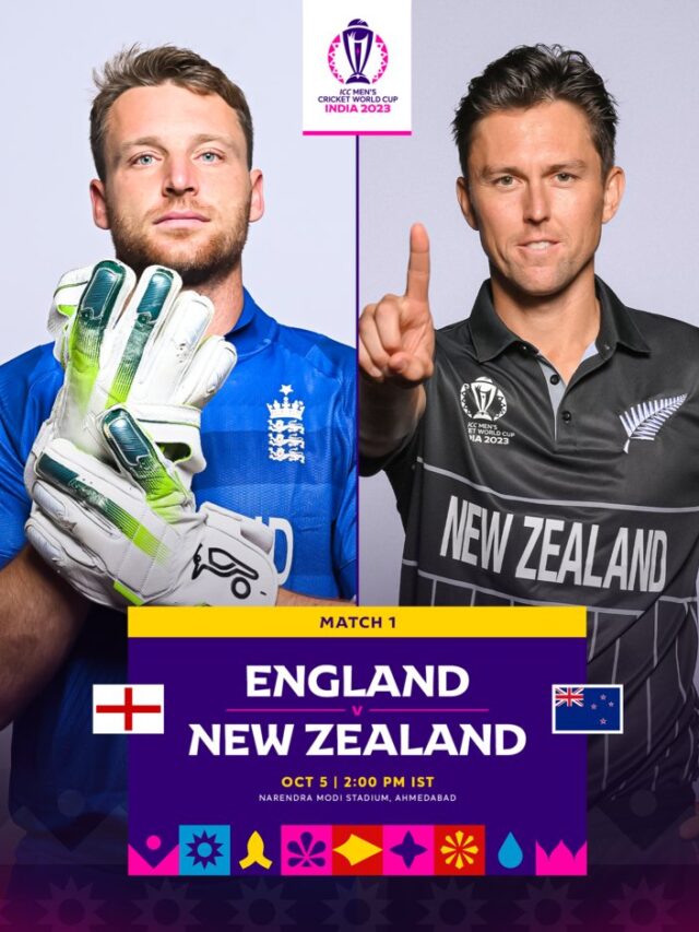 Eng vs Nz Live Match ICC ODI Cricket World Cup 2023